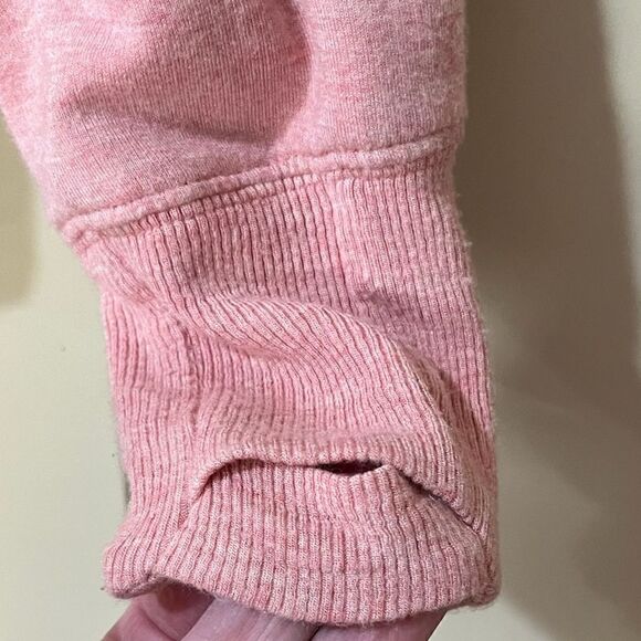 ATHLETA Apollo Crewneck Sweatshirt Conch Heathered Pink Women’s Size XS - Picture 6 of 11